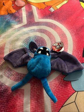 Pokemon Blue and Purple Zubat Plush Toy